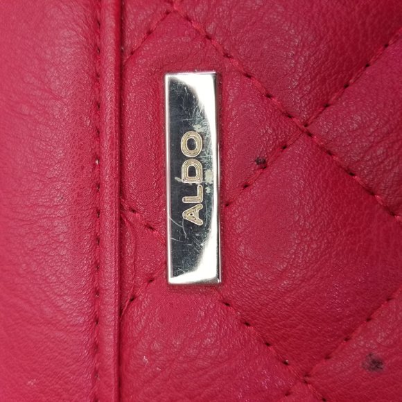Aldo Women's Red Crossbody Wallet - Picture 5 of 6